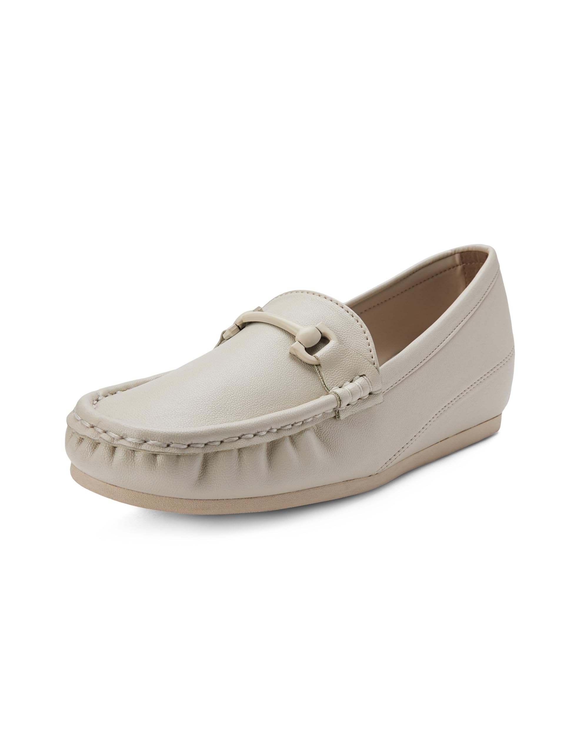 Women Casual Faux Leather Loafer Slip-Ons with Wedge Heel Shoes-image-12