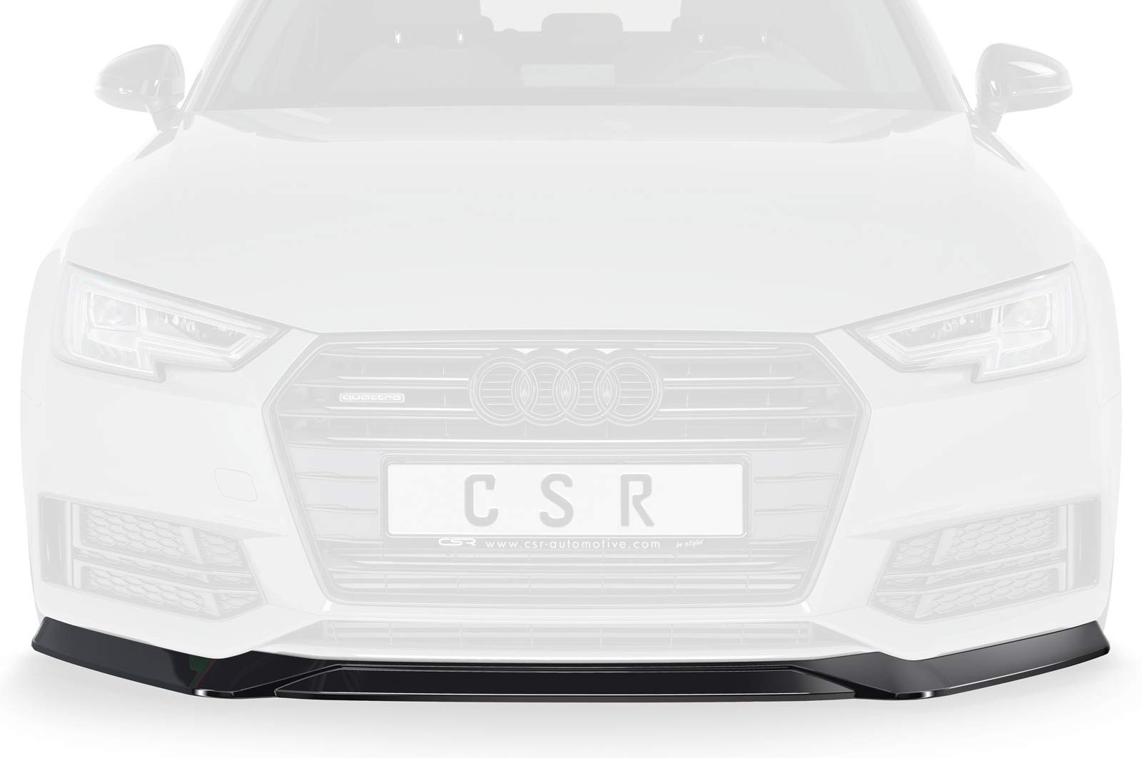 CSR-Automotive Cup-Spoilerlippe mit ABE Kompatibel mit/Ersatz für Audi A4 B9 8W S-Line / S4 B9 8W CSL376-G