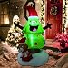 GOOSH Christmas Outdoor Decorations Inflatable Tree Claus Climbing on Christmas Tree Chased by Dog and Giftbox Decoration (6 Foot Christmas Inflatable Tree)
