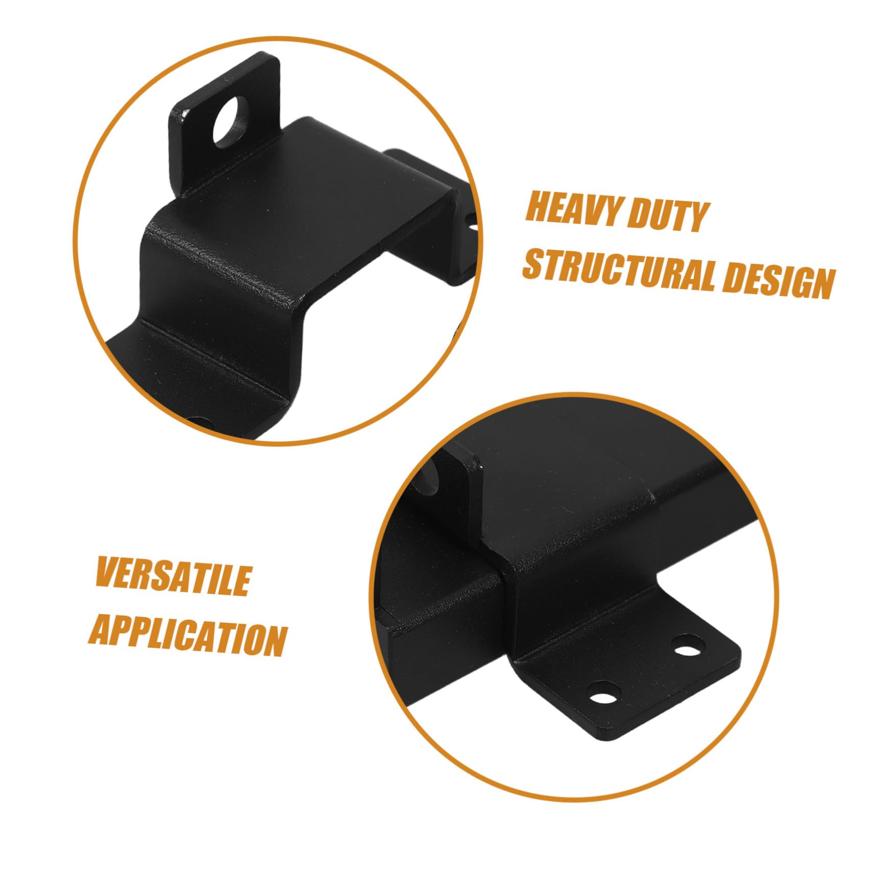 Mipcase Serratura Della Porta Di Sicurezza Chiusura a Chiavistello Scorrevole Black