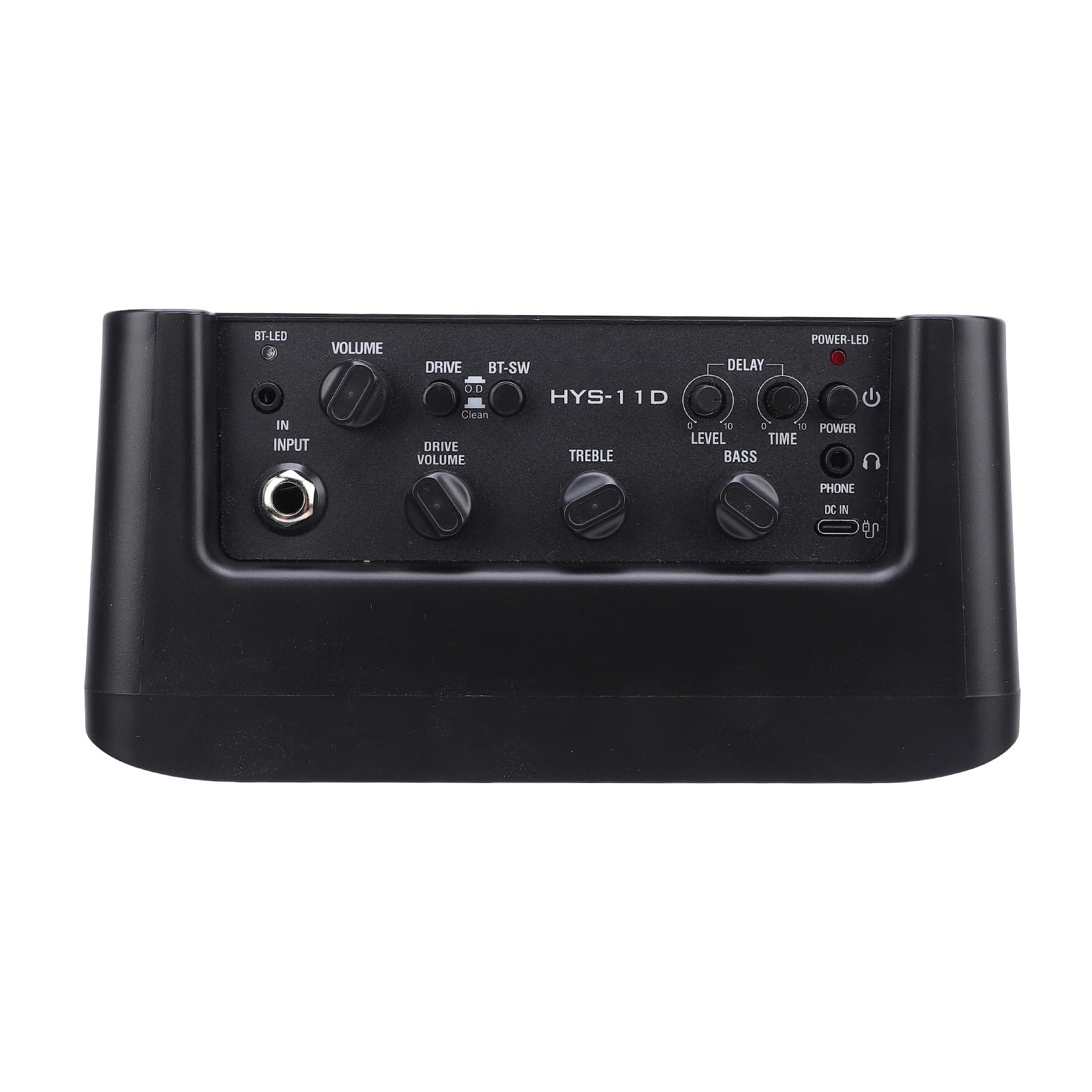 Mini Wzmacniacz Gitarowy, Mały Przenośny Wzmacniacz do Gitary Elektrycznej Combo do ćwiczeń z Interfejsem Słuchawkowym 3,5 Mm Wielofunkcyjne Wzmacniacze do ćwiczeń BT Combo do Występów