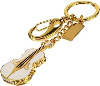 BUTIFULSIC U Disk 64gbg Laptop Memory Stick Memory Stick USB 2.0 Flash Memory Drive Compressão Driver Mini Violino Cristal Chaveiro Giratório Thumb Drive USB 2.0 Flash Drive Metal Flash Drive
