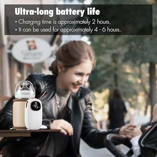 Miniatura 5 de Calentador de biberones, calentador de biberones rápido y fácil para leche materna y fórmula, calentadores rápidos de biberones para viajes en