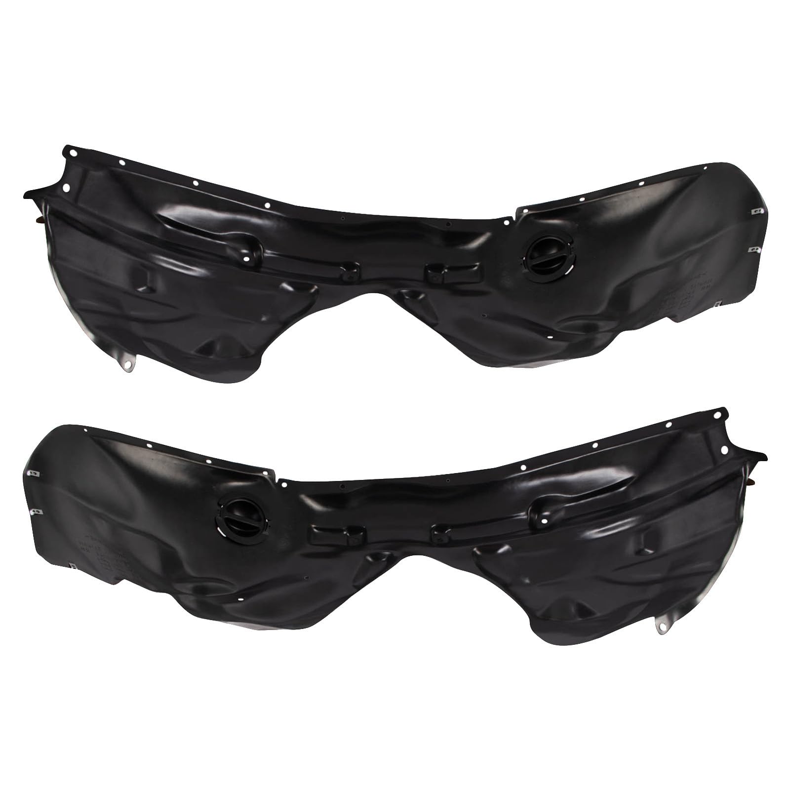 TRQ Front Inner Fender Liner Set | For 2012-2013 Jeep Grand Cherokee CH1248193 CH1249193