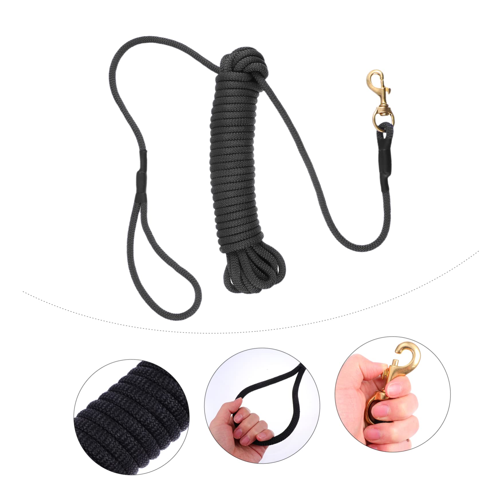 ibasenice Laisse pour Chien Longue de Adaptée pour Grands Chiens pour Promenades et Dressage Extérieur
