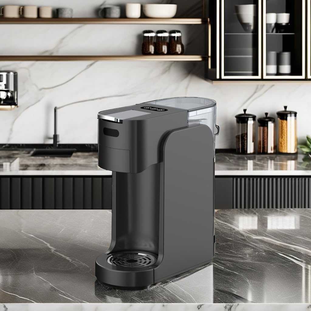 20 Bar Pump Machine, 3S Fast Heating, 4-in-1 Capsule Coffee Maker, 800ml Tank, Auto Shut-Off, for Home Office (green,European regulations)