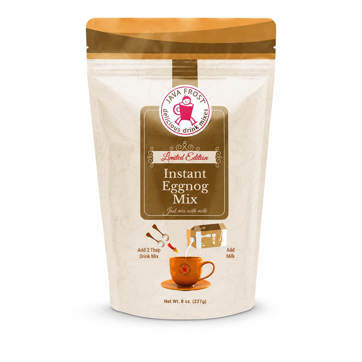 Amazon.com : Instant Eggnog Drink Mix, 8 oz : Grocery & Gourmet Food