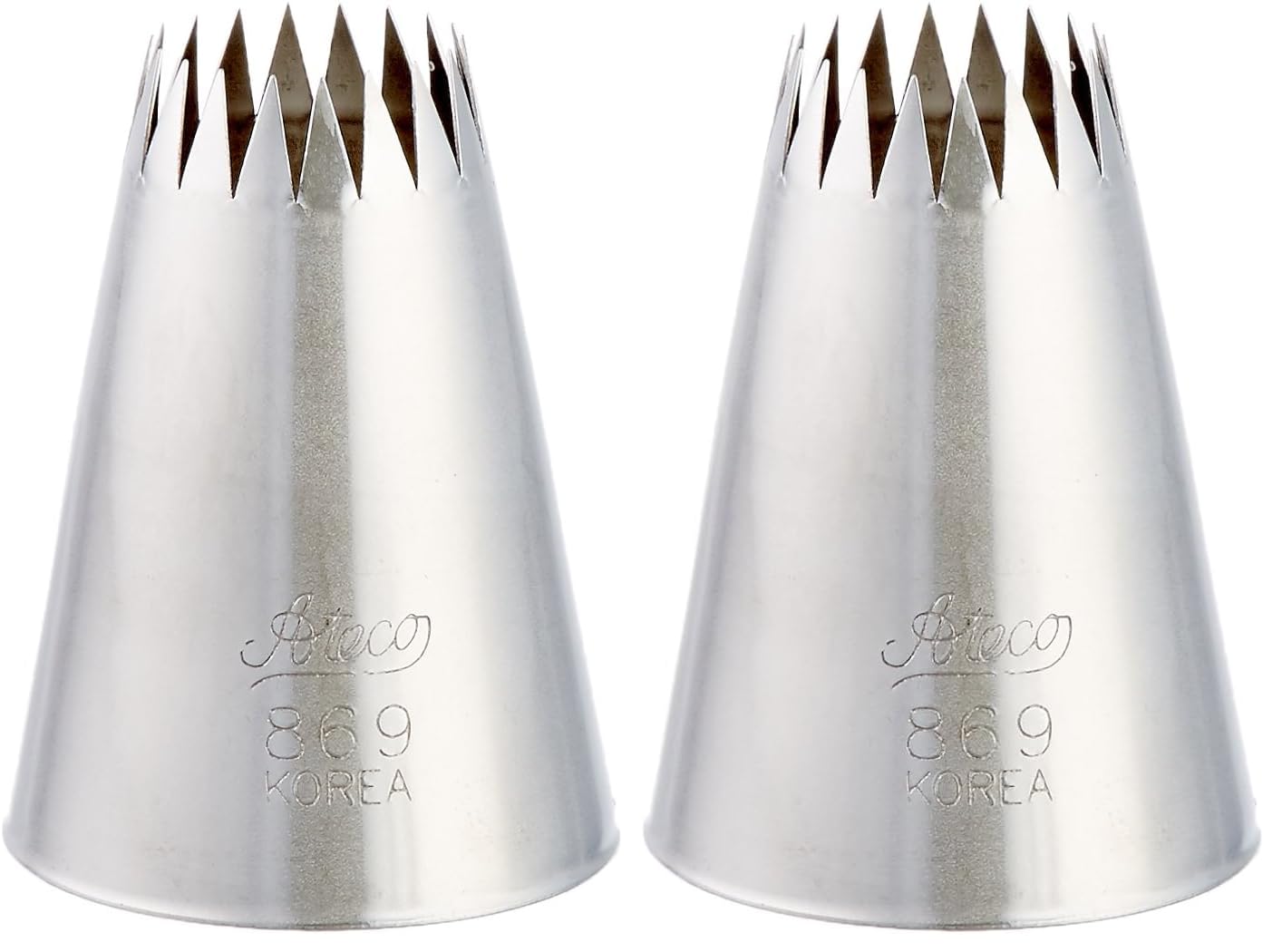 869 Pastry Tube - French Star - Size 9 (Pack of 2)