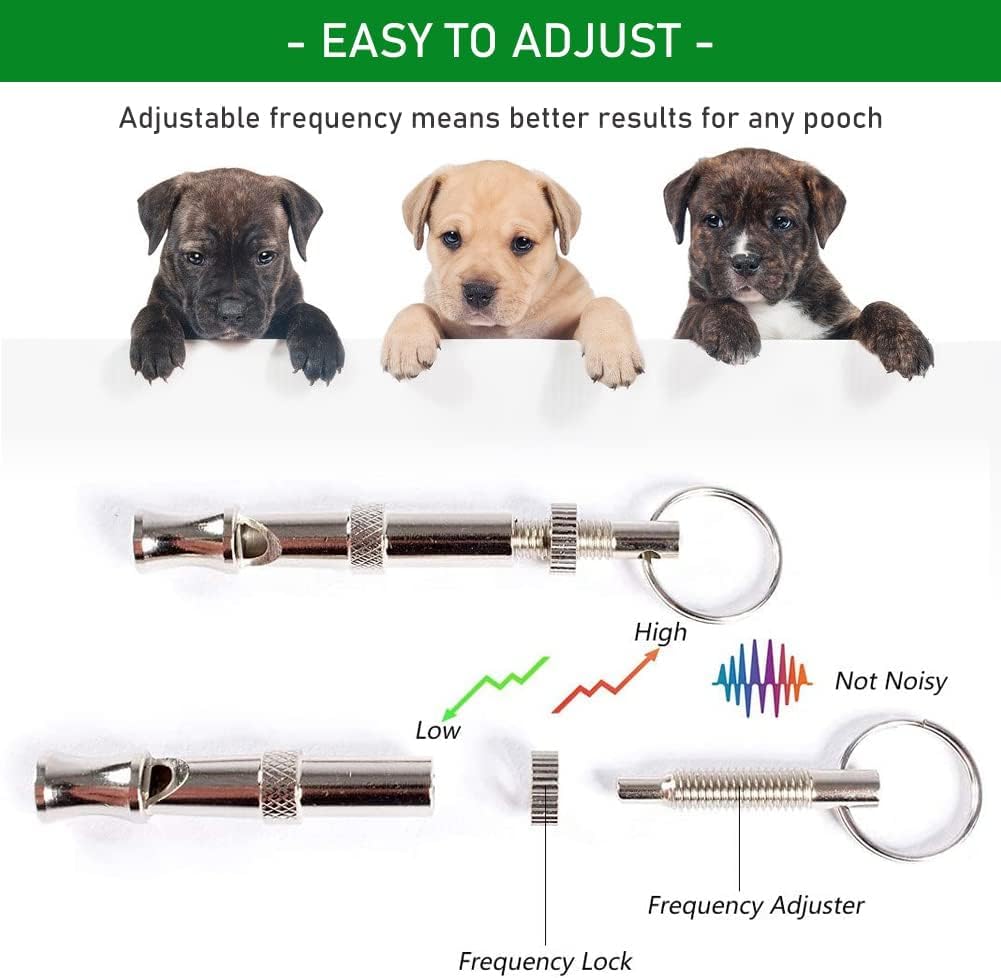THE DDS Store Dog Whistle 2 -Tone Ultrasonic Flute Stop Barking Ultrasonic Sound Repeller Cat Training Whistle(Single Pack) 2