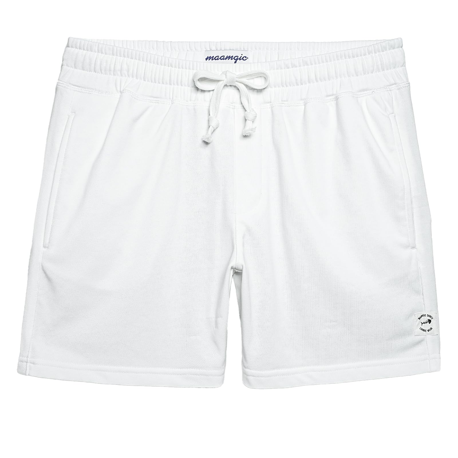 maamgic Mens Athletic Gym Shorts 5.5" Elastic Waist Casual Pajama Pocket Jogger Men Workout Short Pants