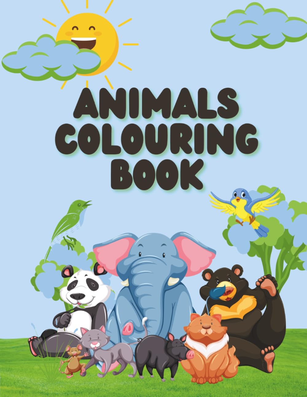Animal Colouring Book: "50 cute animals for kids"