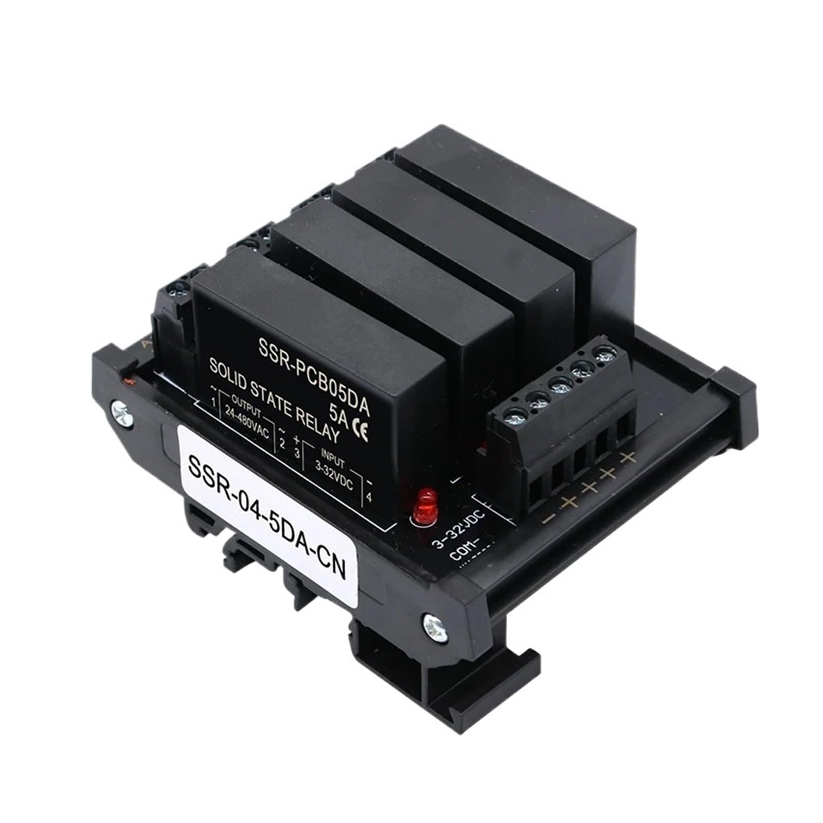 Module de relais à semi-conducteurs DC AC 5A commutateur électronique rail 2 canaux