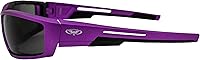 Vista 6 de Global Vision Sly - Gafas de sol acolchadas para motocicleta para mujer, 3 pares con lentes ahumadas y marcos metálicos rosa, morado y azul