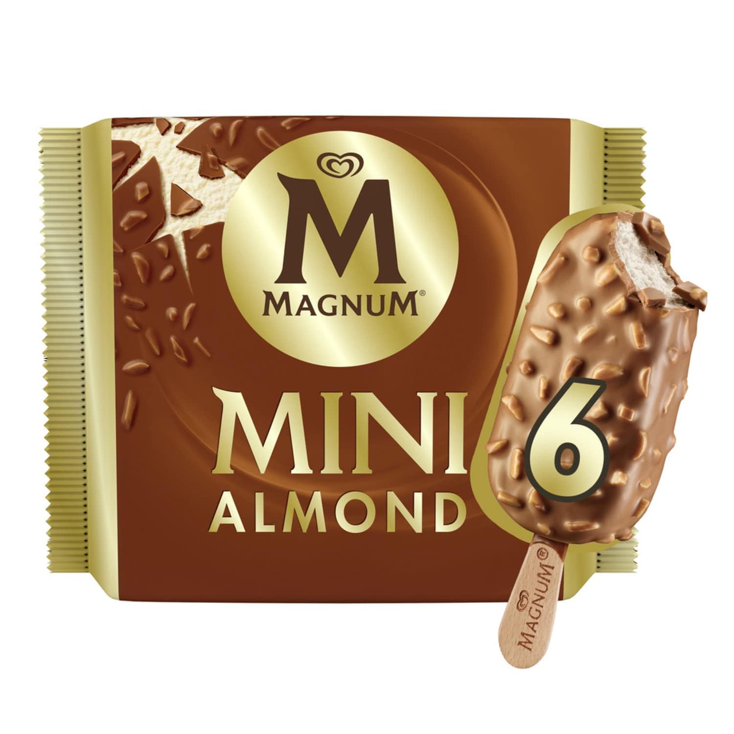 Magnum Mini Almond Multipack Ice Cream 6 x 57.5 ml
