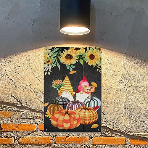 Plaque Welcome métal Thanksgiving rigide anti-déformation 45x30cm - 4