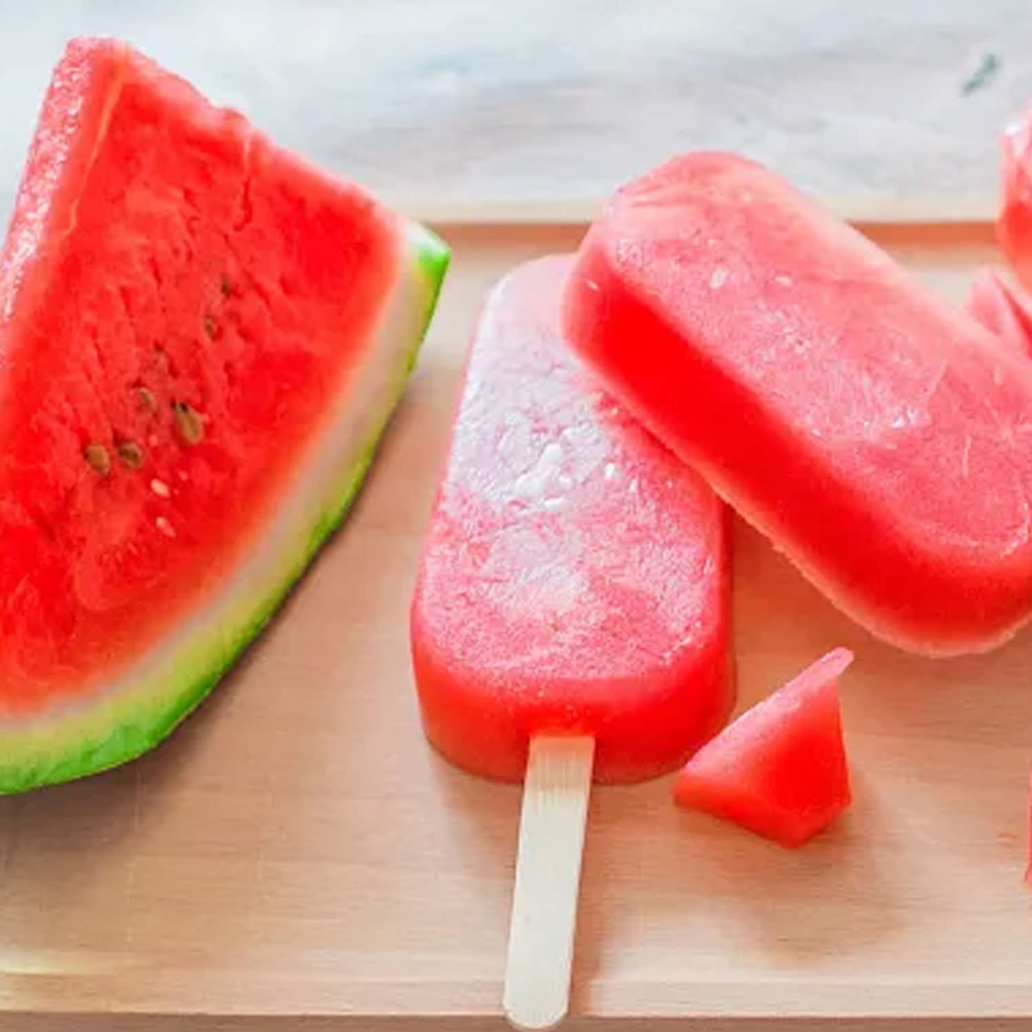 2 Piezas Molde de Helado de Silicona con 100 Palos Madera, Popsicle Moldes 4 Cavidades, de Paletas de Hielo, DIY, Chocolate Postre Congelado