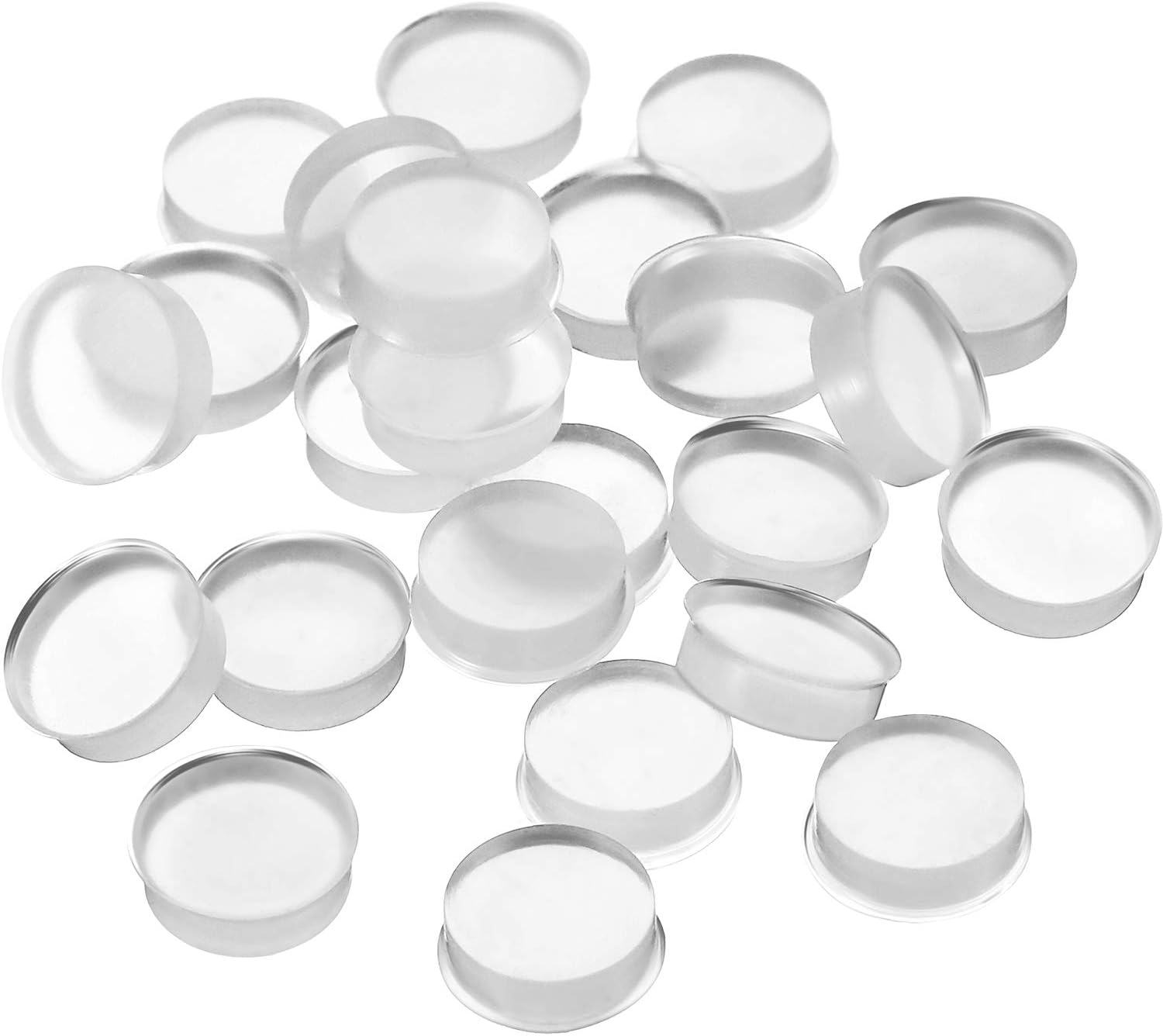 Leinuosen 24 Pcs Silicone Flute Plugs, 8 mm Soft Flute Hole Plug Key Cover for Most Brand