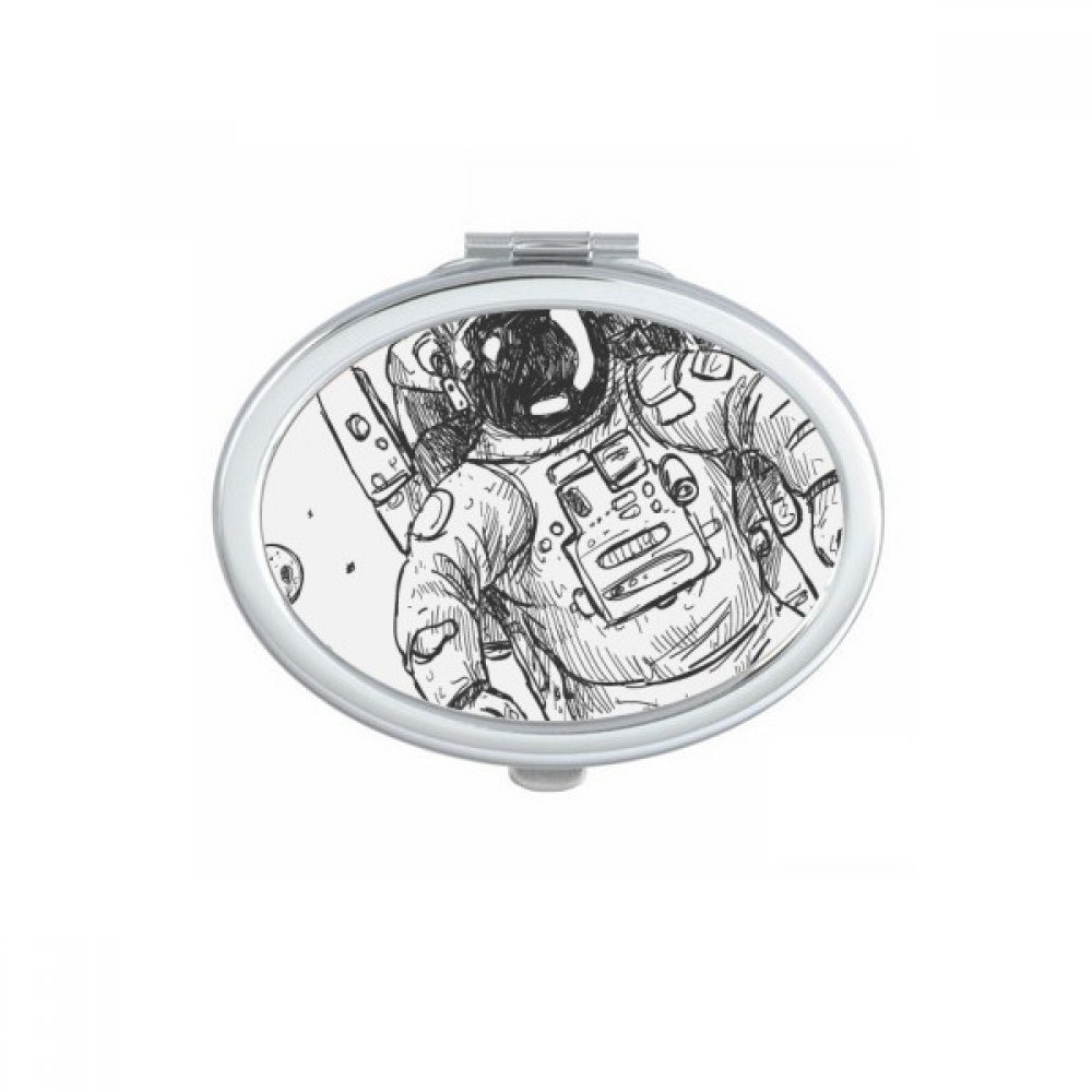 Miroir de poche portable alien mignon idée cadeau femme original