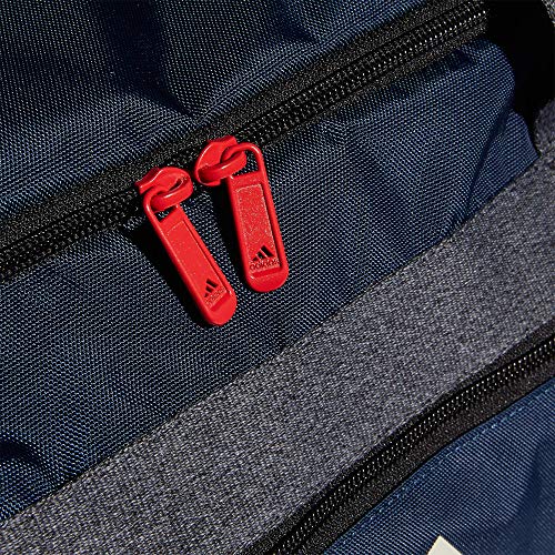 adidas Defender 4 Medium Duffel Bag, Crew Navy/Black/Alumina/Vivid Red