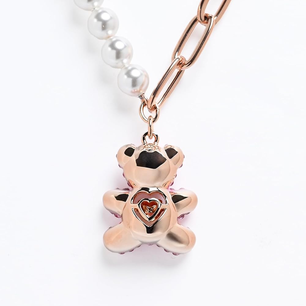 Amazon | [スワロフスキー] ネックレス Teddy テディ ハート