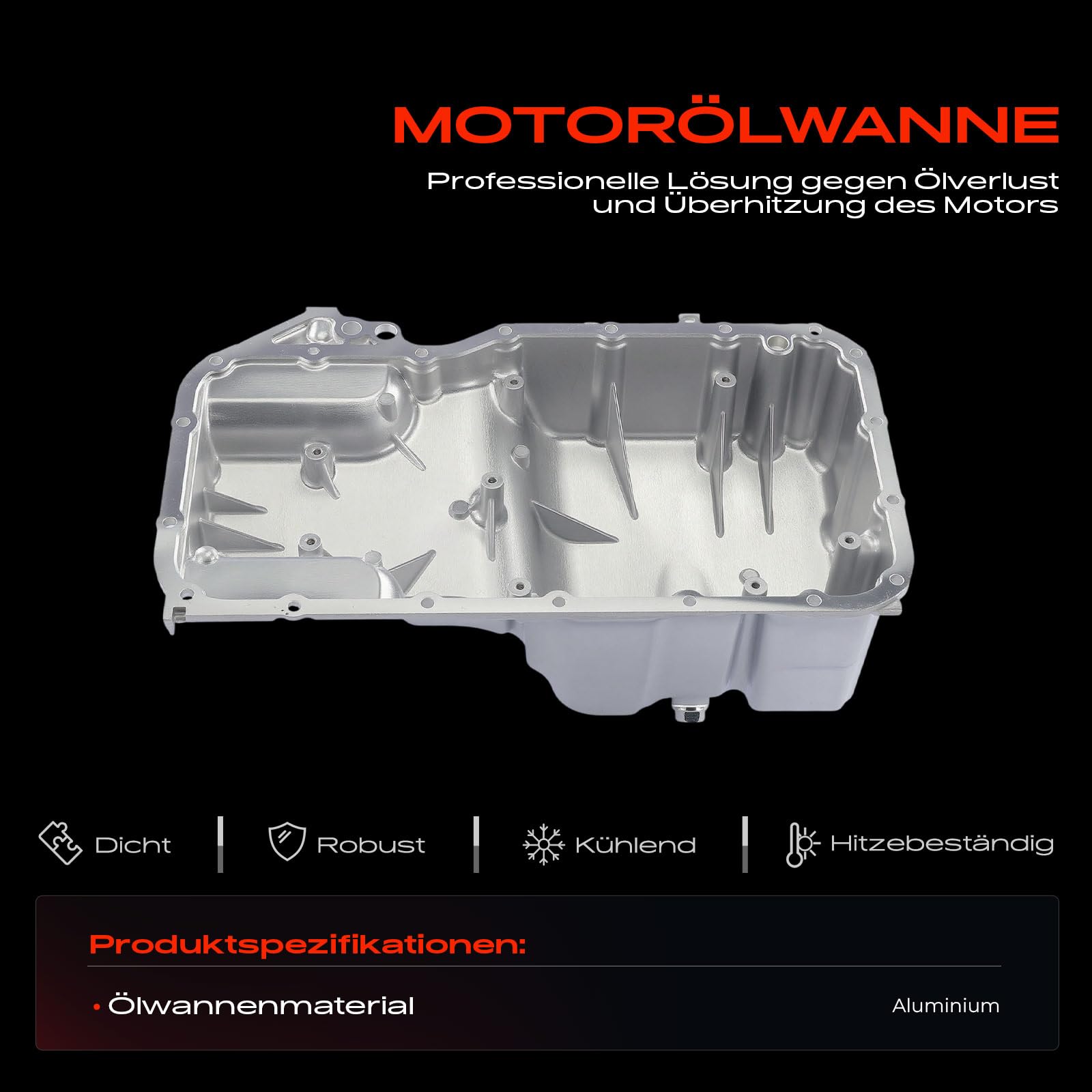 Frankberg Coppa dell'olio coppa dell'olio motore 11511-63J01-000 | Compatibile con: Ignis Vitara Liana SX4 Vitara Swift