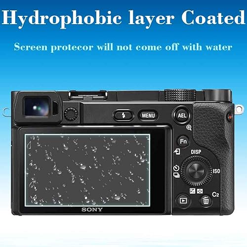 Miniatura 8 de Protector de pantalla para Sony A6600 A6400 A6300 A6100 A6000 3 piezas y cubierta de zapata 9H dureza vidrio templado para Sony Alpha 6600 6400 6300