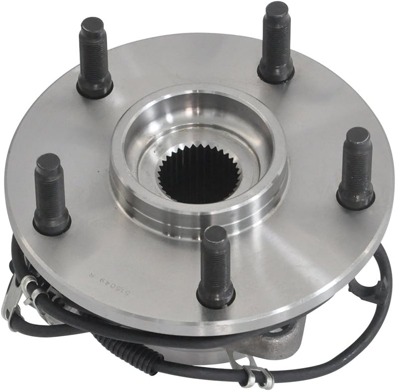 DRIVESTAR 515049 4WD Front Wheel Hub and Bearing Assembly Driver Side for Dodge Ram 1500 1997 1998 1999(4x4 5 Lug w/ABS)