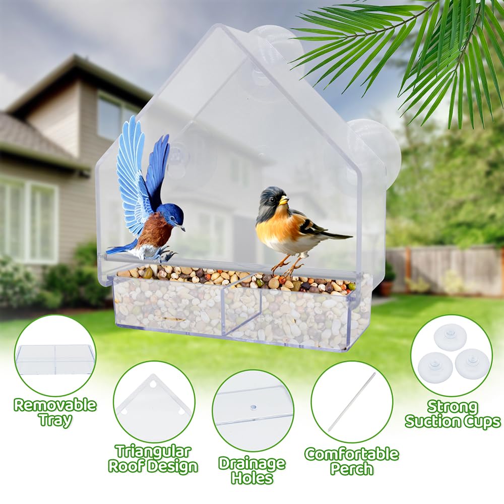 Tavolo Con Mangiatoia Per Uccelli Sospesa - Regalo Perfetto - Foto 2