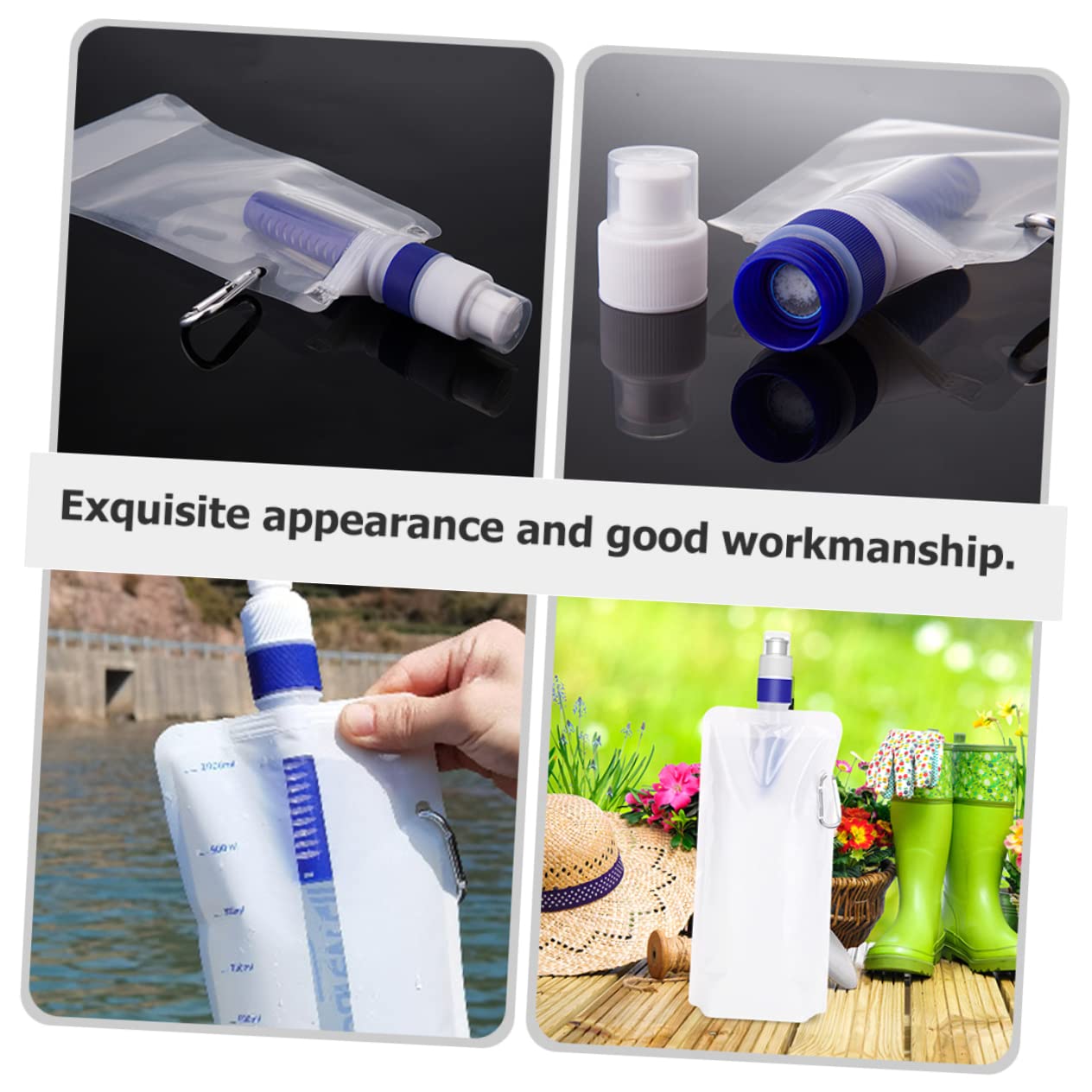 Daily Use Water Filter Bag Compact Water Filter Bag for Outdoor Activities Reusable Camping Supply