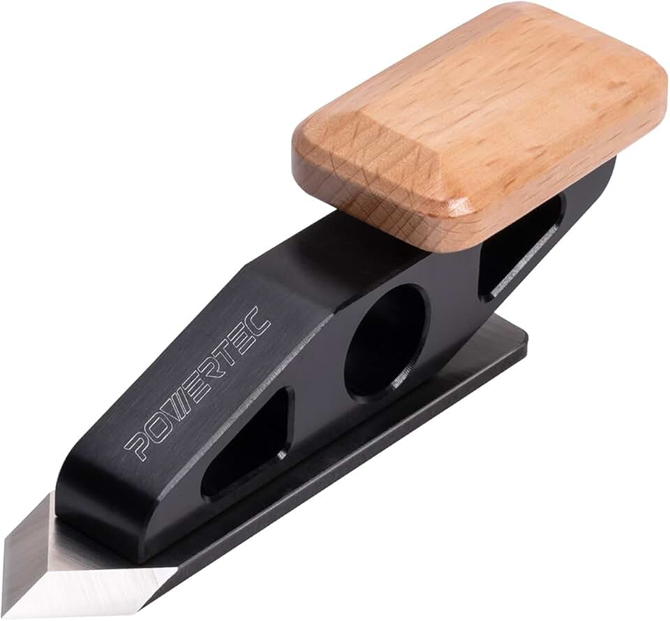 Compact woodworking chisel plane