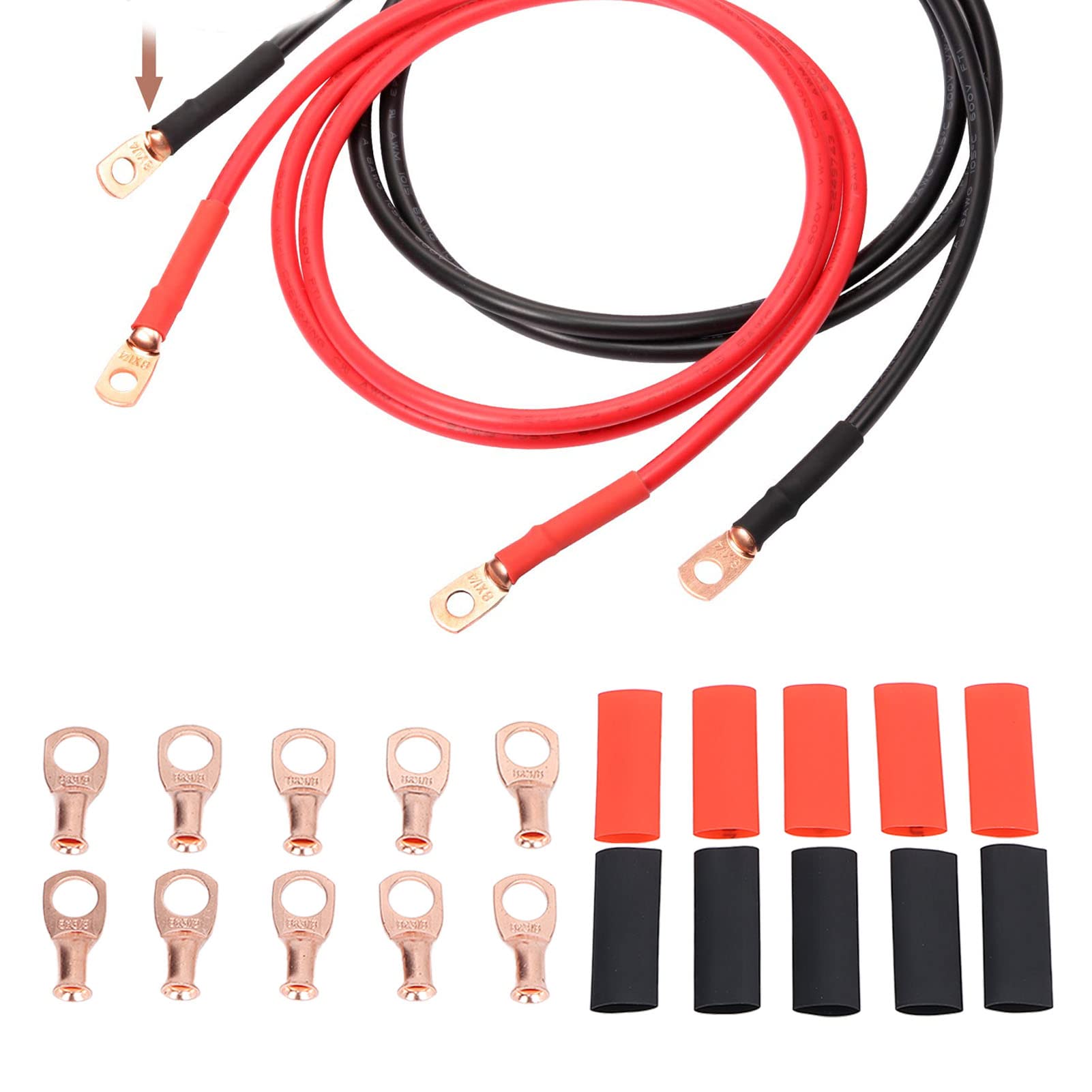 10 Pezzi, Per Cavi Elettrici, Diametro 3/8 Pollici Rame Viola - Foto 12