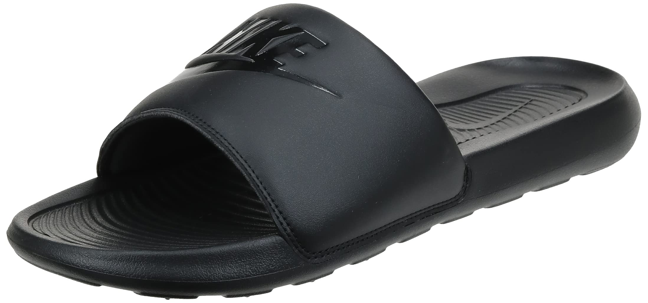 Nike Victori One Mens Comfort Slide Cn9675-003 (Black/White, Numeric_10)