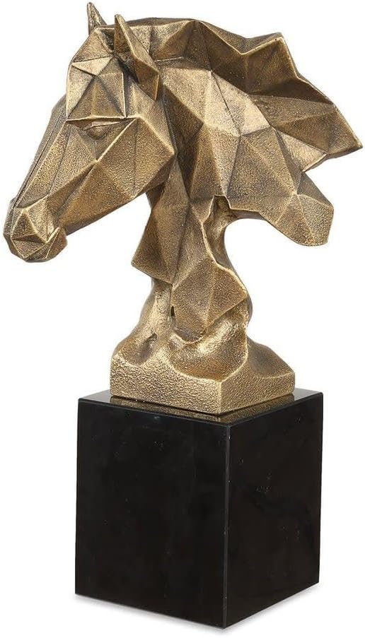 Uttermost 18185 Chiseled Horse Bust - Sculpture-13.25 Inches Tall and 6.5 Inches Wide