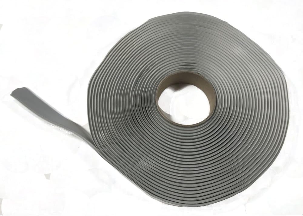 Elite Warehouse Grey Butyl Tape 1/8" x 3/4" x 30' for RV/Mobile Home (Single Roll)