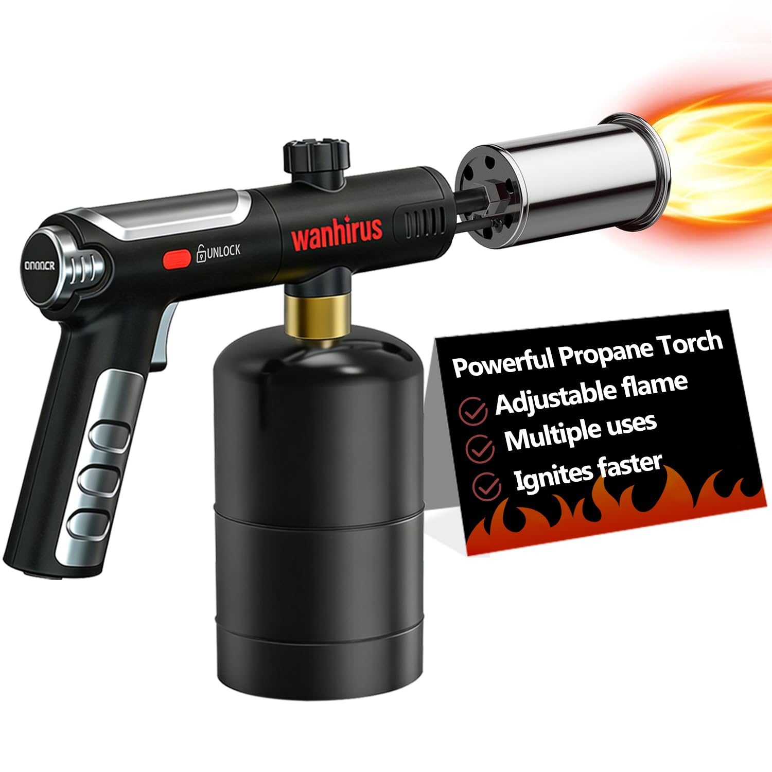 Wanhirus Powerful Propane Torch Gun