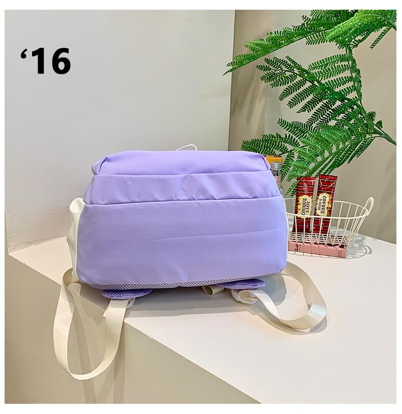 Yashidun Purple College Backpack - Image 3