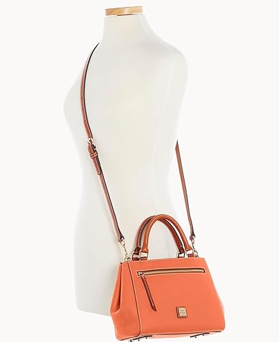 Miniatura 5 de Dooney & Bourke Bolsos de mano de diseñador para mujer, bolso pequeño de cuero de grano de guijarros con correa cruzada