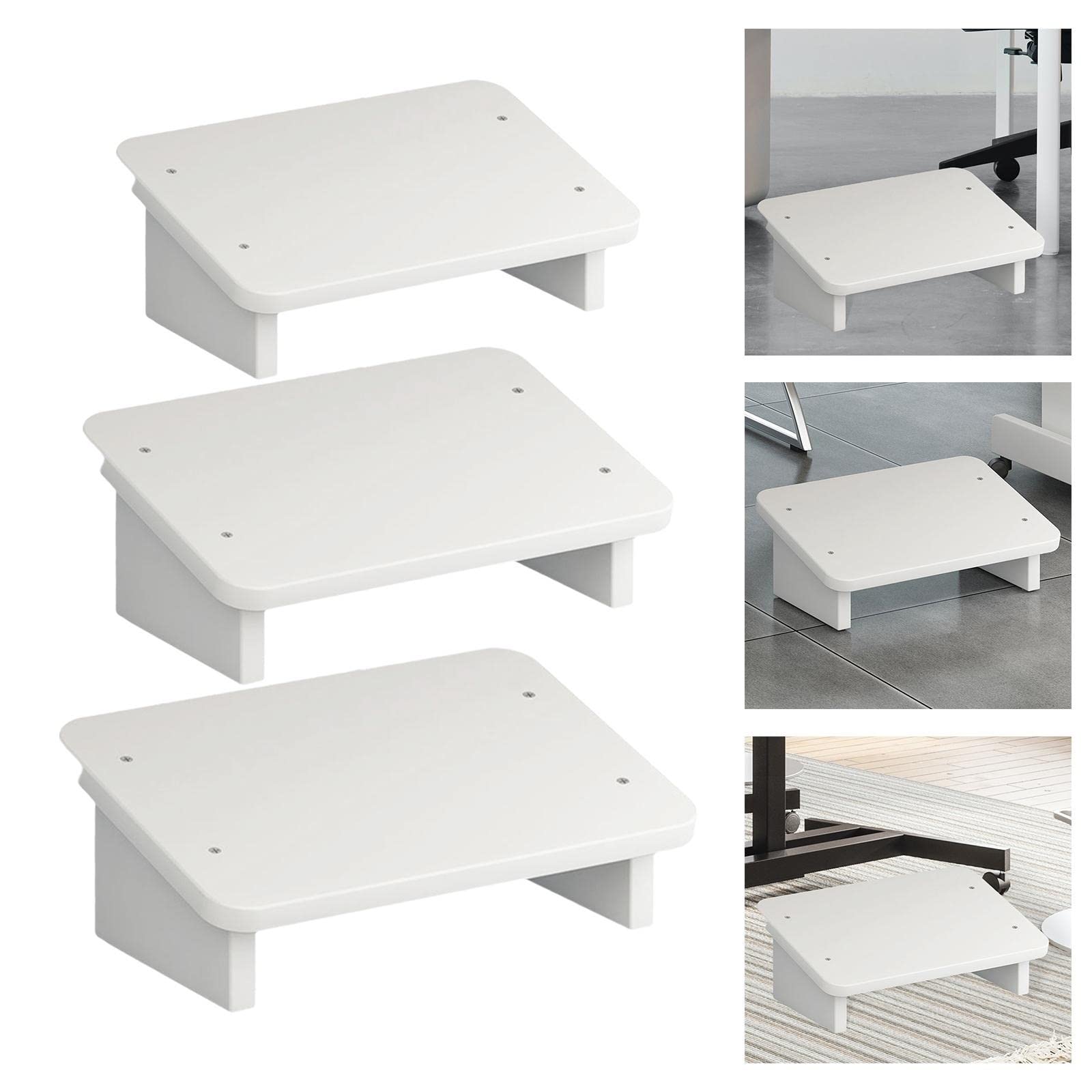 Reposapiés confiable debajo del escritorio, soporte ergonómico de ángulo de inclinación, superficie lisa antideslizante para el trabajo, oficina en casa, computadora, taburete (color: 30 x 20 x 15 cm)