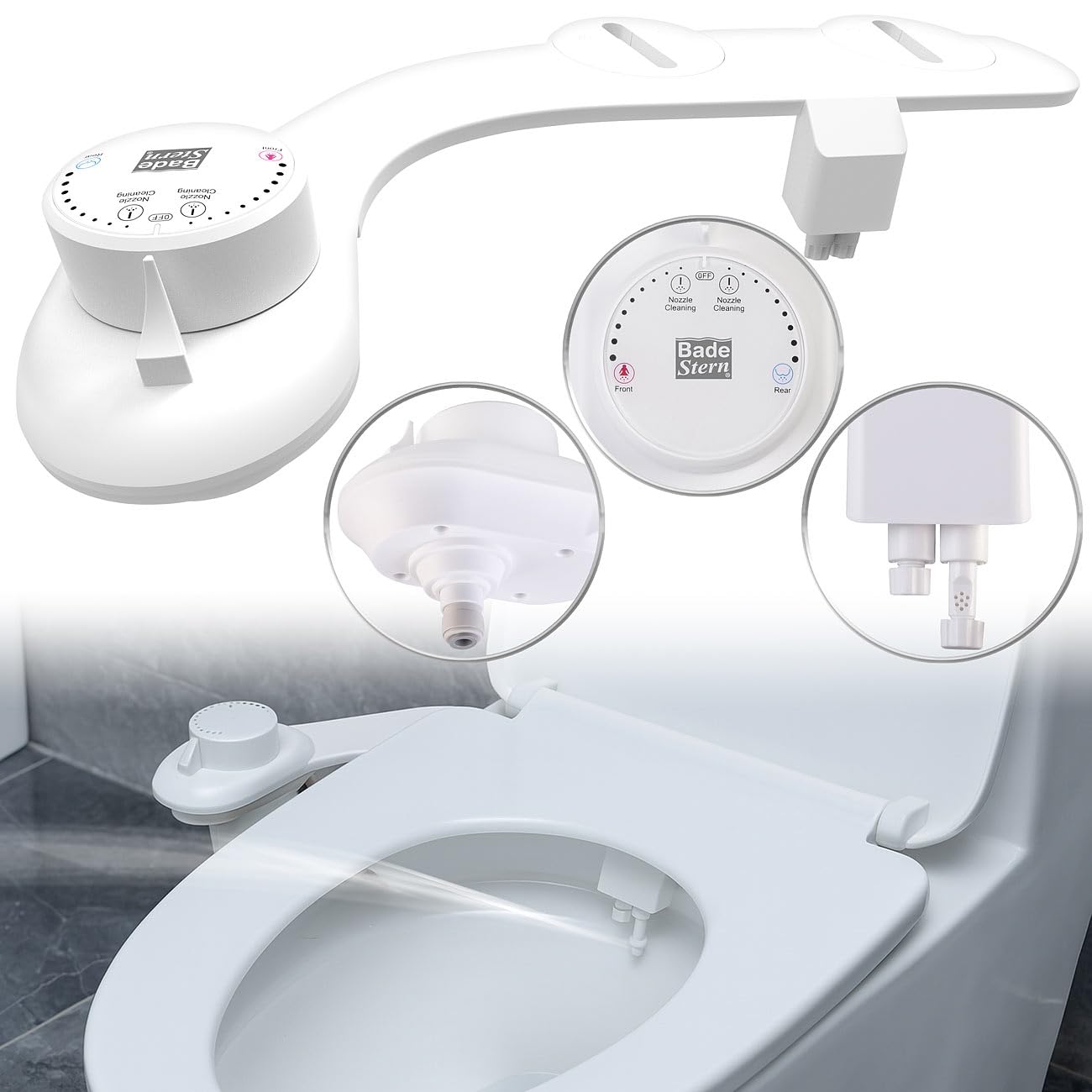 BadeStern Bidet-Toilettenaufsatz