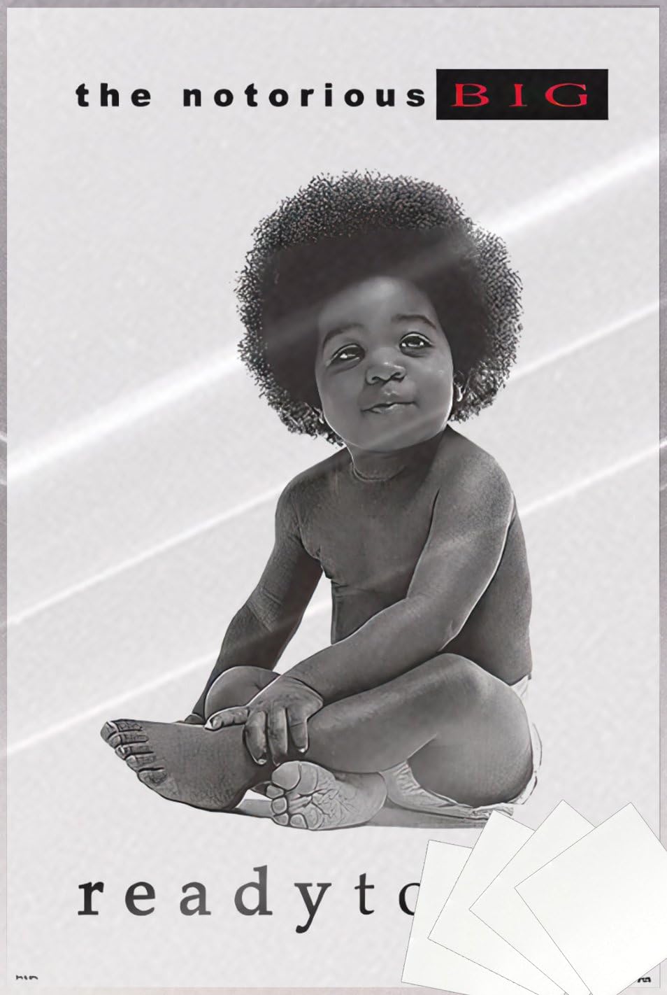 The Notorious B.I.G. - Music Poster (Baby Biggie - Ready To Die) (Size: 24" x 36") (Laminated Poster & Strips)