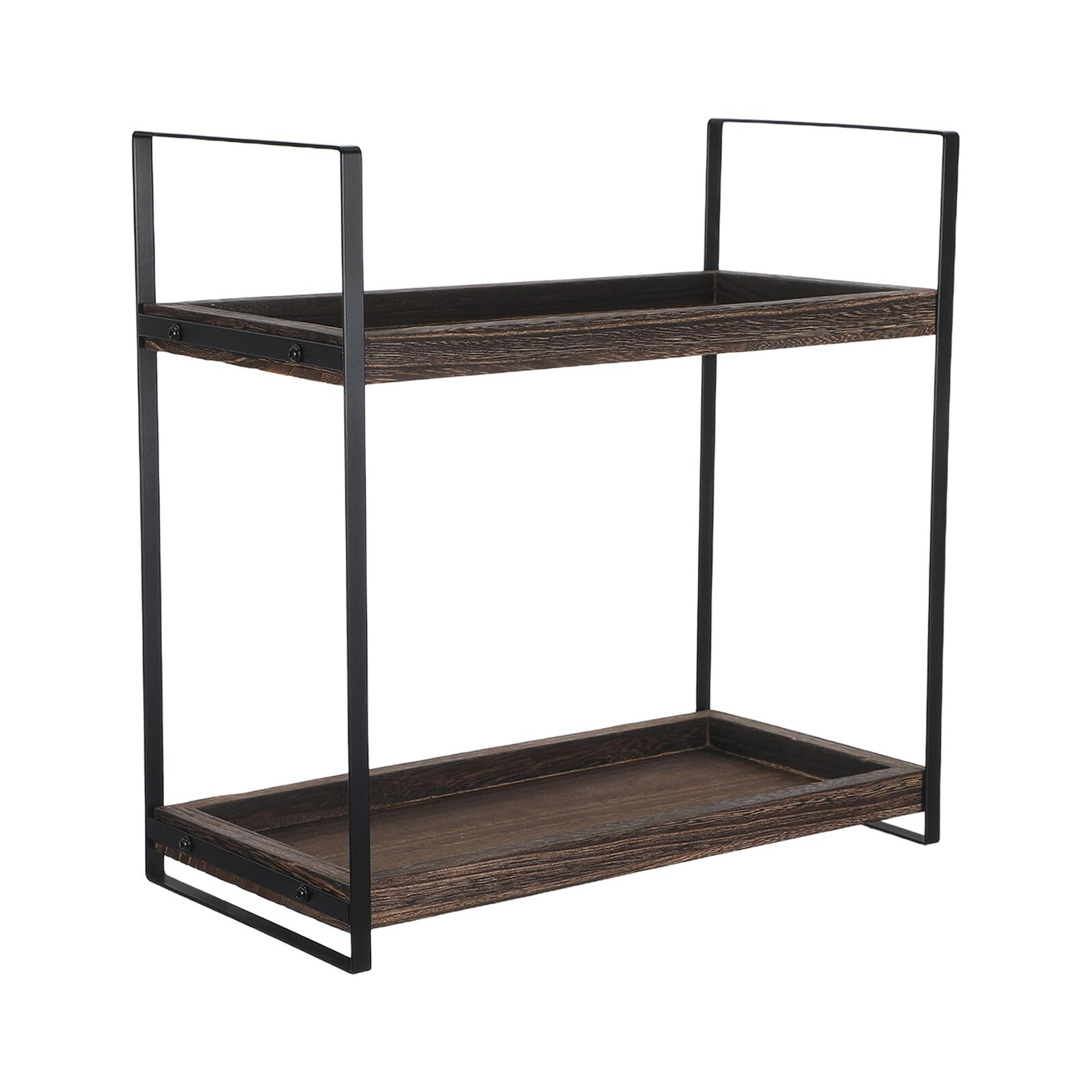 Étagère de salle de bain en bois rangement vertical cuisine