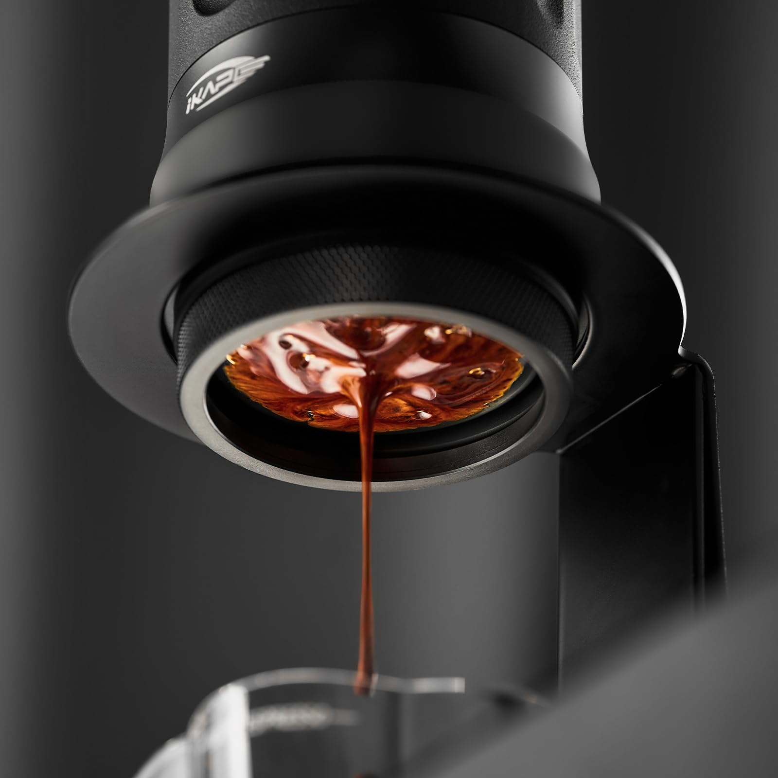 IKAPE KAPO K2 Pro Cafetera de Espresso Portátil con Conexión a App Bluetooth y Cesta sin Fondo de 58 mm, Cafetera Eléctrica, Presión de 20 bar, para Hogar, Viajes, Camping