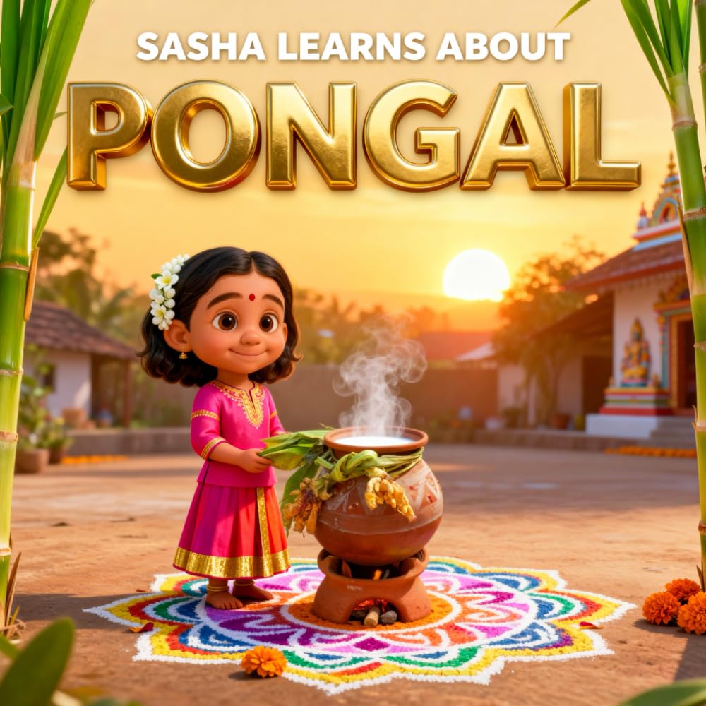 Sasha Learns About Pongal: Educational Children Story: 12 (Sasha Explores World Cultures & Festivals)