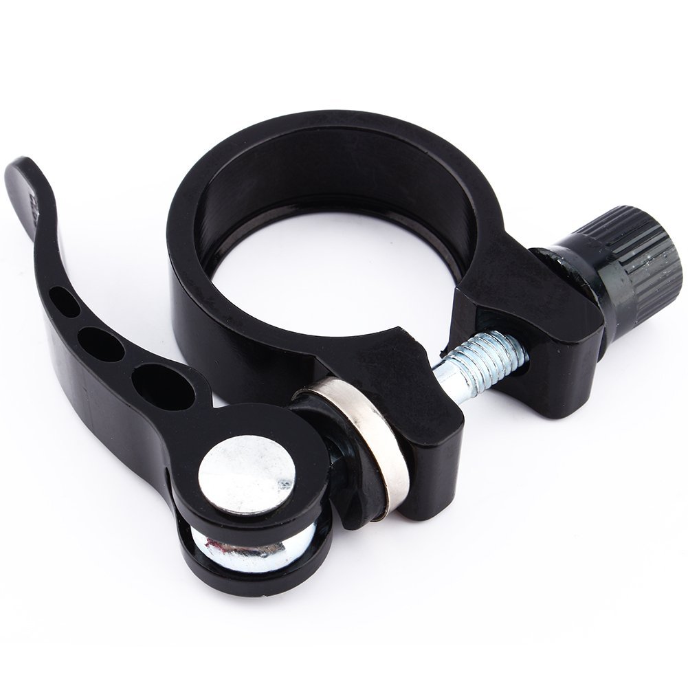 FASTPED Bike Seat Clamp, Bike Saddle Quick Release Alloy 31.8mm Seatpost Clip for Road Mountain Bike-picture-14