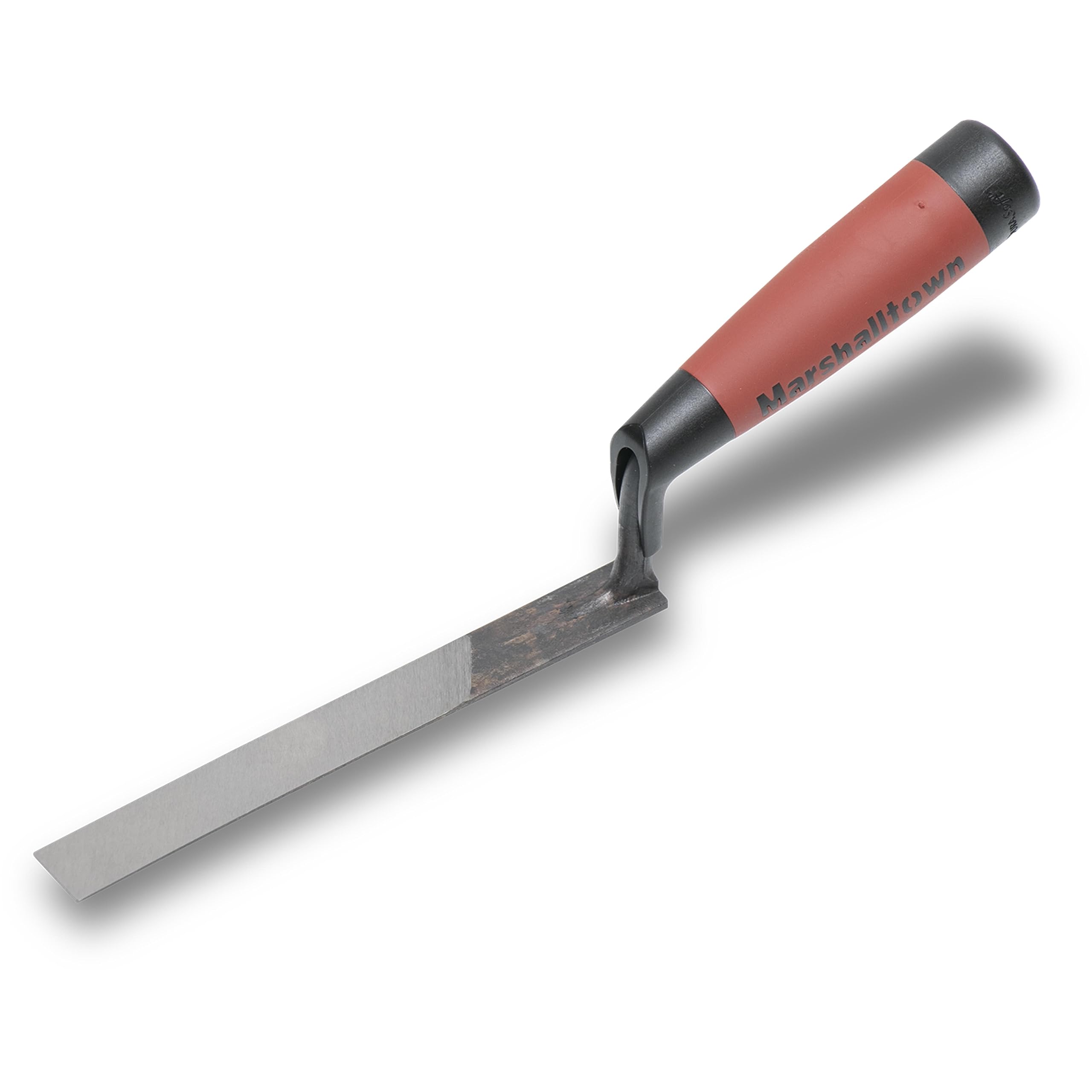 Marshalltown Tuck Pointer, 6 3/4 x 3/4 Inch, DuraSoft Handle, Forged High Carbon Steel, Tuck Pointing Trowel for Repointing and Masonry, Made in USA, 508D