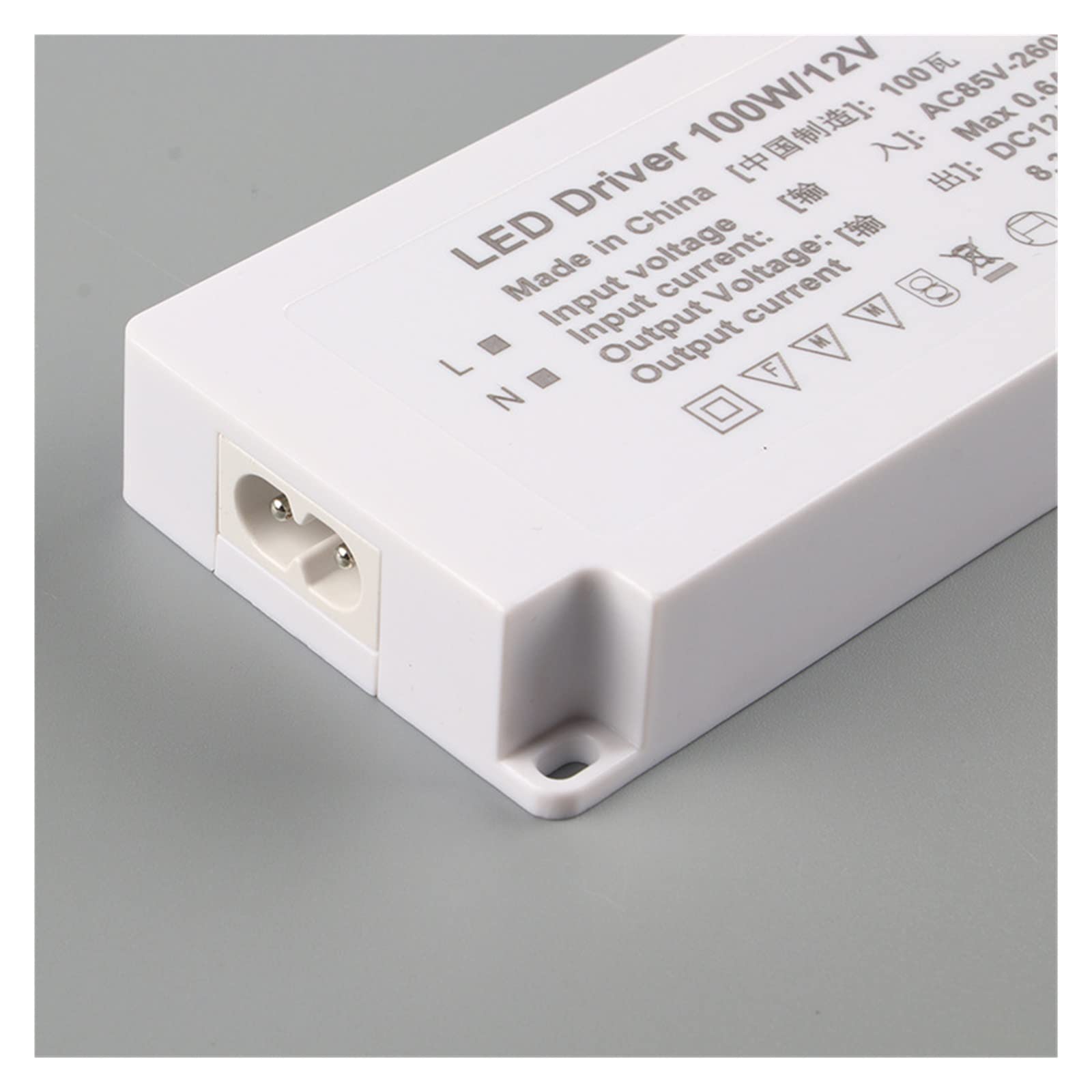 Fuente de alimentación de luz LED for armario, fuente de alimentación de corriente constante aislada for armario, fuente de alimentación de conducción de amplio voltaje AC85-260v(LED Driver 100w/12v)