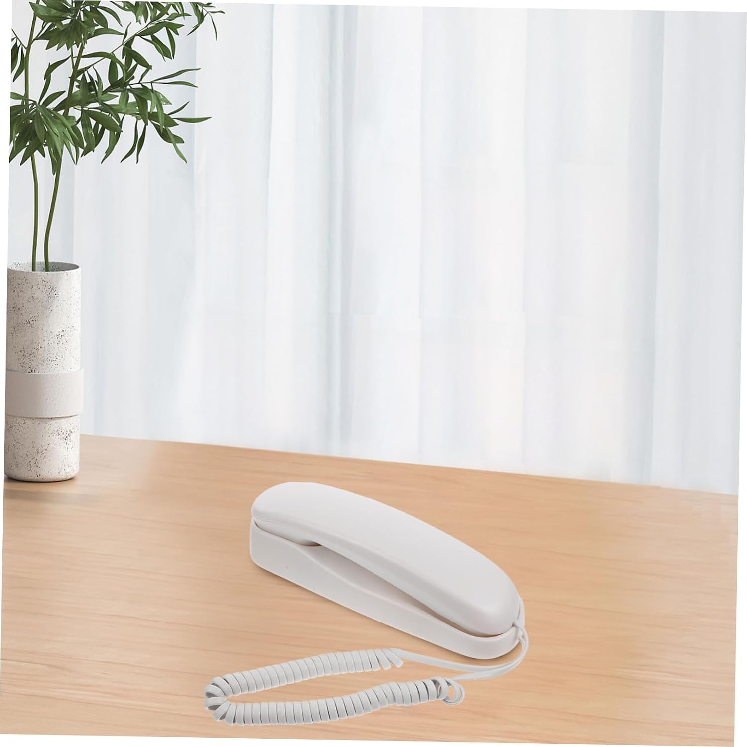 Wall Mounted Telephone with Chic Design Mini Phone for Home Office Easy to Use Hanging Wall Phone for Bathrooms and Hotels Stylish Retro Decor