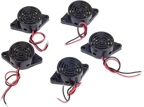 5PCS SFM-27 Buzzers Alarm Continuous Beep 95DB Beep Alarm High-Decibel 3-24V Buzzer