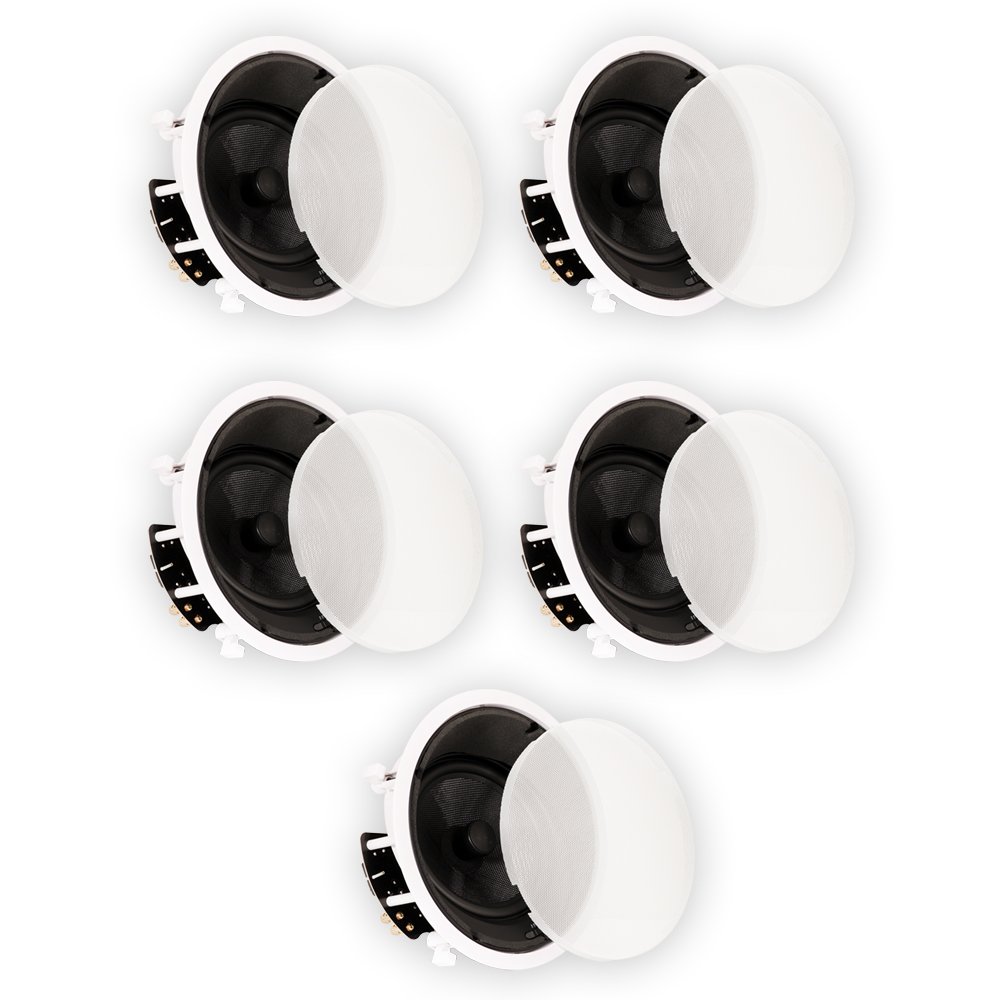 TSS8A Flush Mount Angled Deluxe In Ceiling Speakers with 8