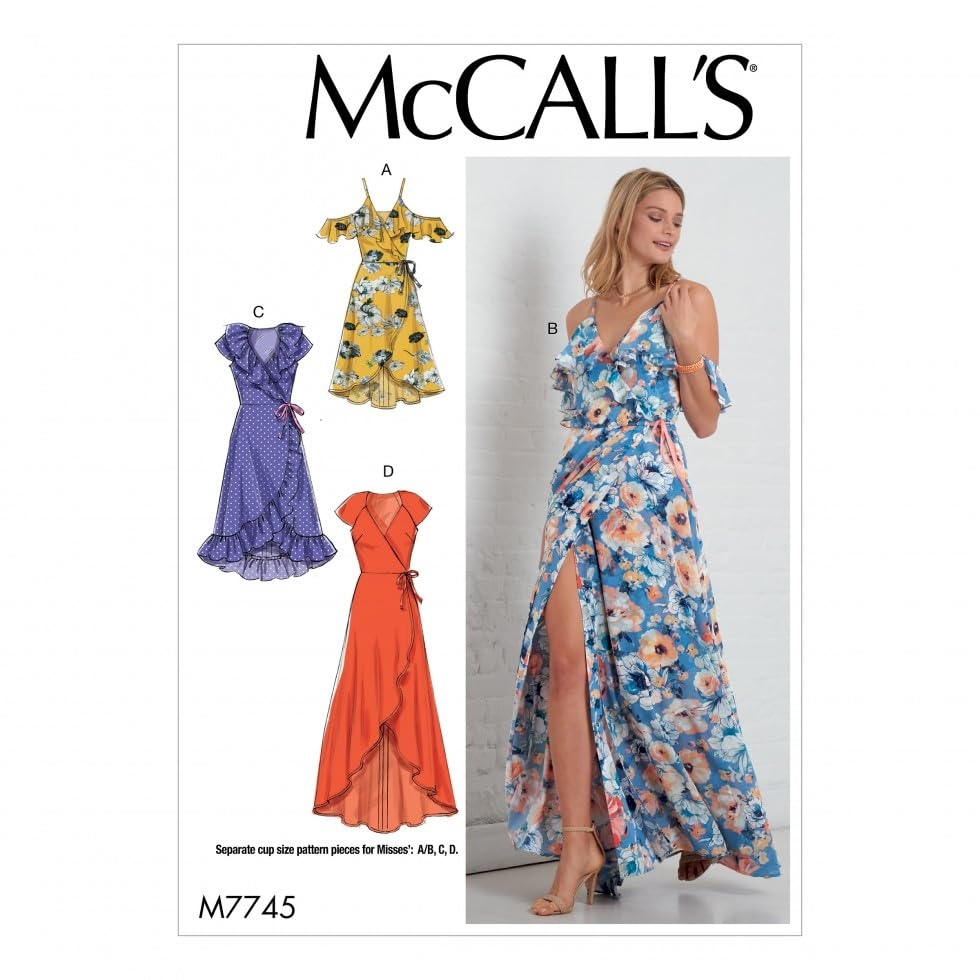 McCalls Sewing Pattern 7745 Dresses E5 (14-16-18-20-22)